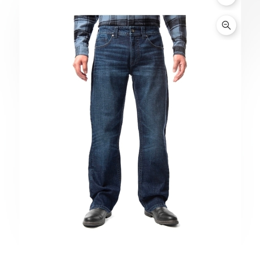 Tk Axel Denim Jeans Mens Dark Blue Obscure Slim Boot Stretch